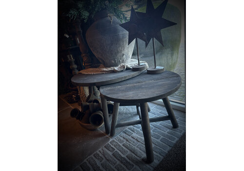 LUKSA Luksa set ronde tafels Anouk 60/80cm