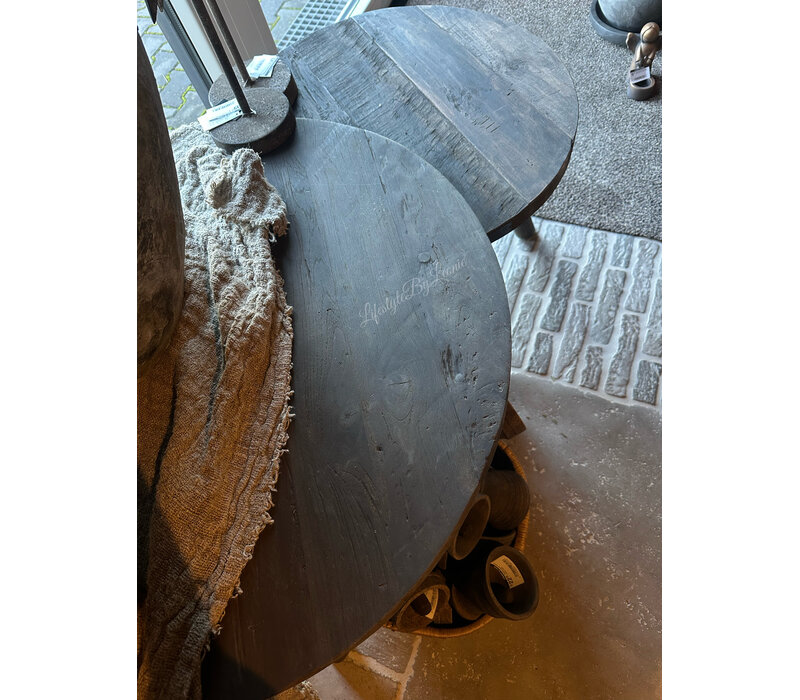 Luksa set ronde tafels Anouk 60/80cm