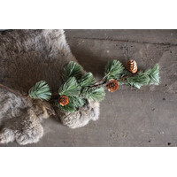 Namaak ceder pinecone tak grey/green 66 cm