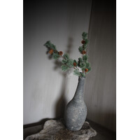 Namaak ceder pinecone tak Grey/green 66cm