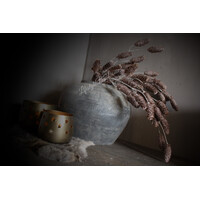 Namaak tak met dennenappels Brown 73cm