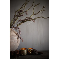 Namaak tak met dennenappels Brown 73 cm