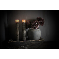 Brynxz zijden Hortensia mauve / aubergine 65 cm