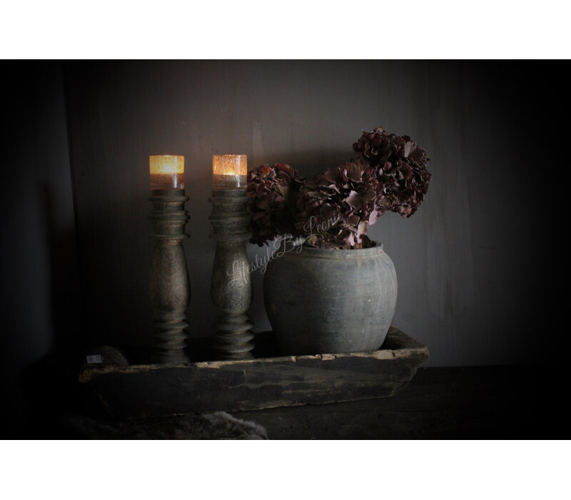 Brynxz zijden hortensia Mauve / aubergine 65cm