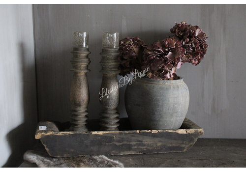 Brynxz Brynxz zijden Hortensia mauve / aubergine 65 cm