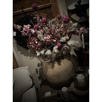 Brynxz zijden Hortensia mauve / aubergine 65 cm