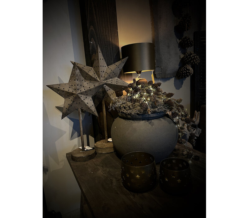 Ster op voet met LED lamp 50 cm