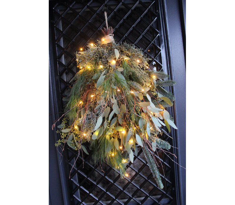 Wilde kerst hang toef / festoen L