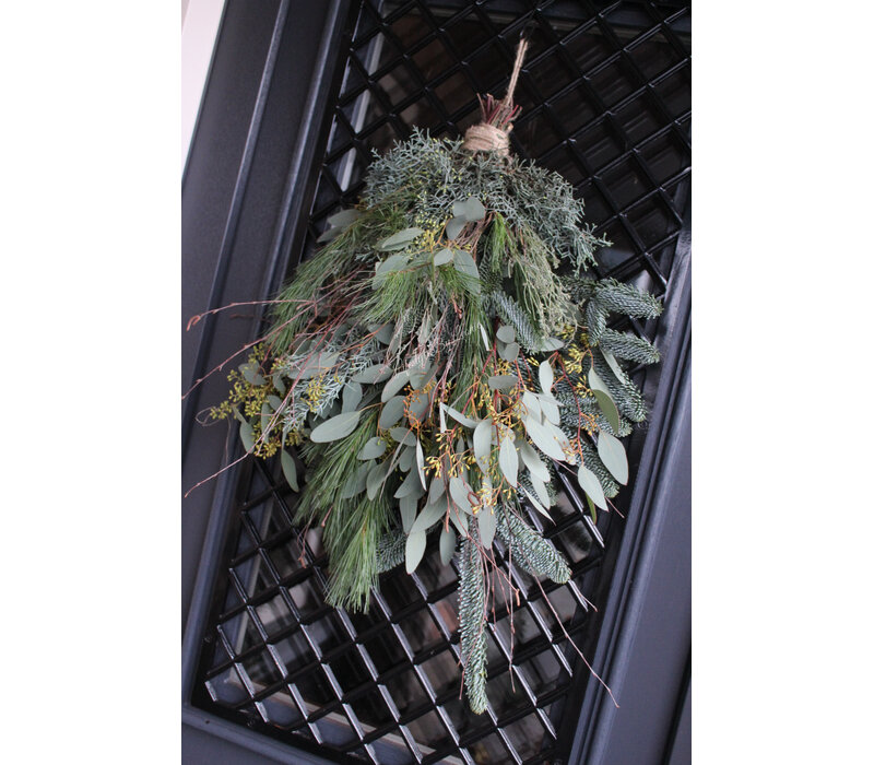 Wilde kerst hang toef / festoen L