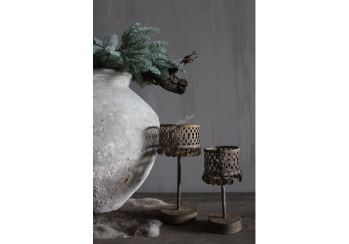 Roestige LED tafellamp Amira 30 cm