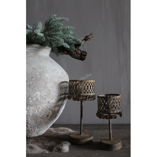 Roestige LED tafel lamp Amira 30cm 