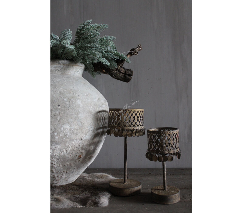 Roestige LED tafel lamp Amira 30cm