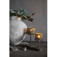 Roestige LED tafellamp Amira 30 cm