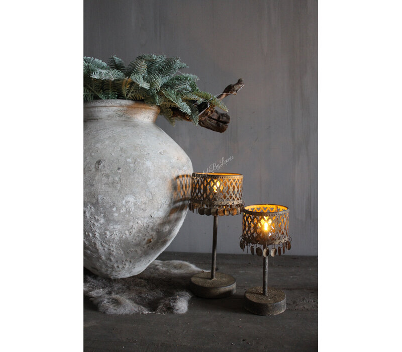 Roestige LED tafel lamp Amira 30cm