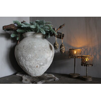 Roestige hanger Artisjok 10 cm