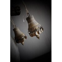 Roestige hanger Amira 14 cm