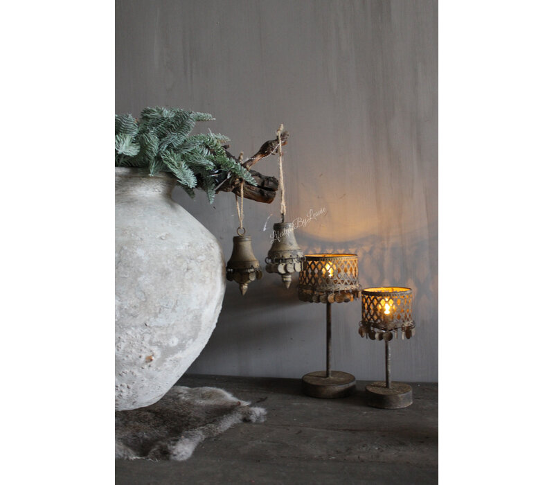 Roestige hanger Amira 14cm