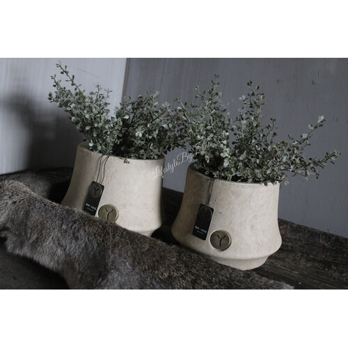 Brynxz ronde pot Luxury Taupe 19 x 15 cm 