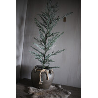 Brynxz kruik pot met touw grandeur Brown 30x26cm