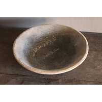 Stenen schaal Reuben grey/brown 30 cm