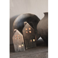 Stenen schaal Reuben grey/brown 30 cm