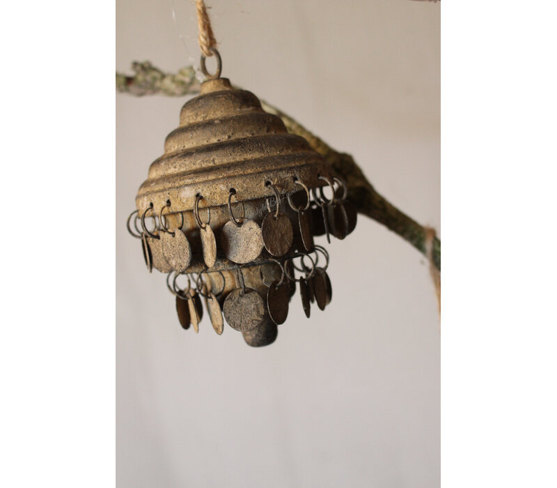 Roestige hanger Amelly 15cm
