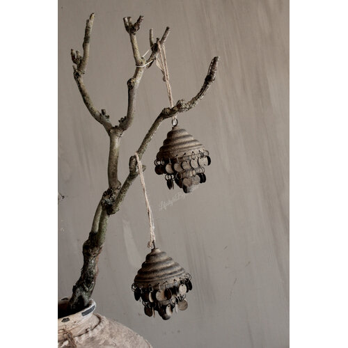 Roestige hanger Amelly 15 cm 