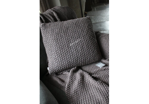 SILT SILT kussen chocolate / charcoal  Zaragoza