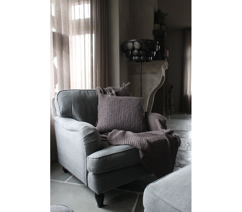 SILT kussen chocolate / charcoal  Zaragoza