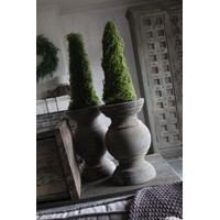 Luksa massief houten baluster Vince rondo 40 x 24 cm