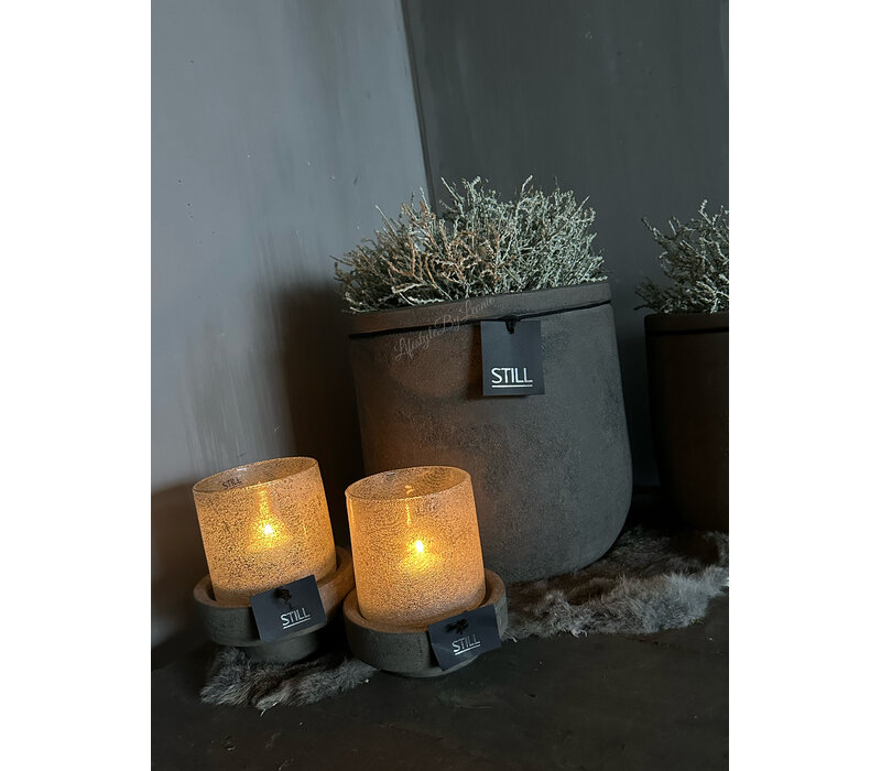 STILL ronde pot Leem 28 x 28 cm