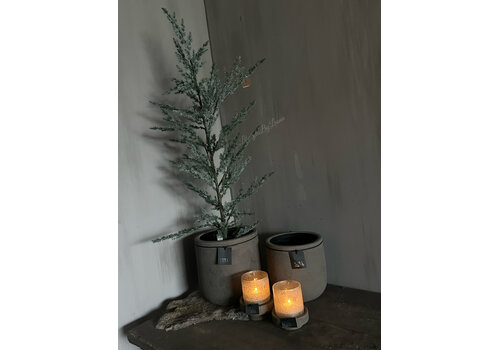 Still ronde pot Leem 28x28cm