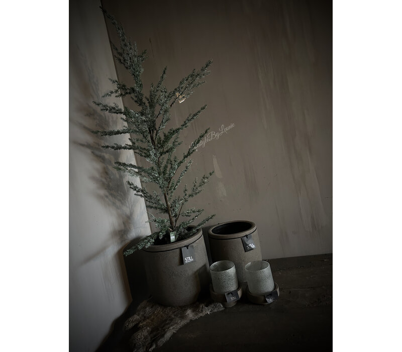 Still ronde pot Leem 28x28cm