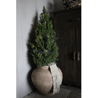 Namaak slinger / guirlande Juniper black met LED 170 cm