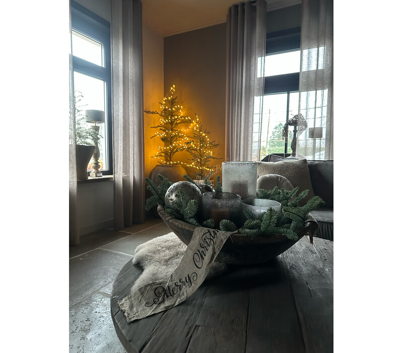 Aura Peeperkorn oude houten schaal XXL