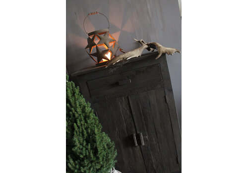 Roestig windlicht Star ball 27 cm