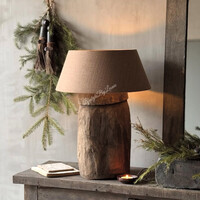 Aura Peeperkorn lampenkap half hoog Chestnut 50 cm