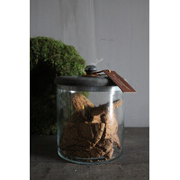 Aura Peeperkorn glazen voorraadpot 16 x 15 cm