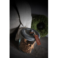 Aura Peeperkorn glazen voorraadpot 16 x 15 cm