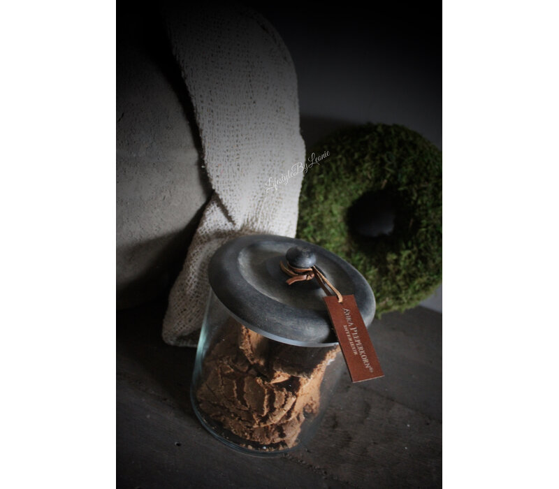 Aura Peeperkorn glazen voorraadpot 16 x 15 cm