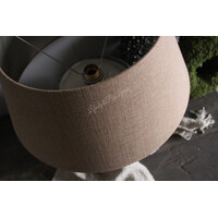 Aura Peeperkorn lampenkap half hoog Chestnut 50 cm