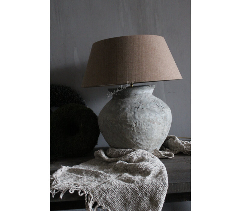 Aura Peeperkorn lampenkap half hoog Chestnut 50 cm