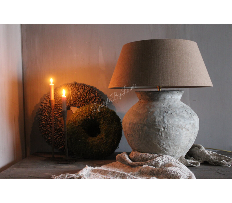 Aura Peeperkorn lampenkap half hoog Chestnut 50 cm