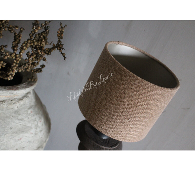 Aura Peeperkorn cilinder kap Chestnut 15x12cm