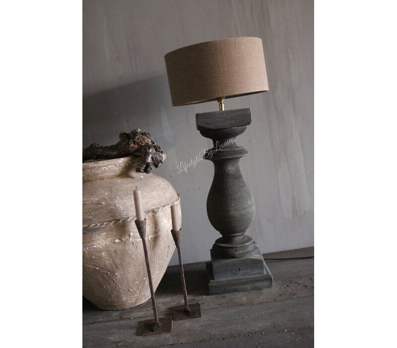 Aura Peeperkorn cilinder kap Chestnut 30x15cm