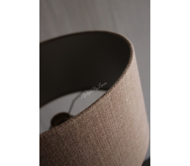 Aura Peeperkorn cilinder kap Chestnut 30x15cm