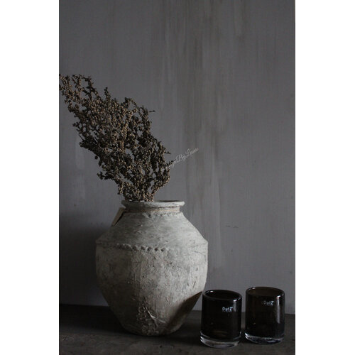 DUTZ cilinder windlicht bubbels Topaz 13 x 10 cm 