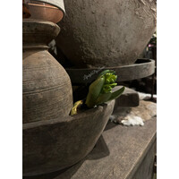 Zijden Hyacinth met bol green 23cm