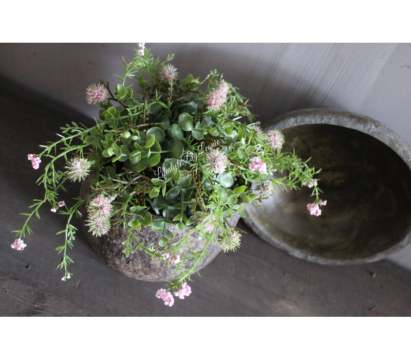 Namaak bos / deco bol Eucalyptus en Asparagus