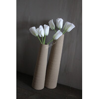 Kunstboeketje Tulpen white 35 cm